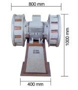 6 No Asenkron Motorlu Çift Fanlı Siren (Döküm)
