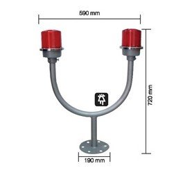 Uçak İkaz Lambası (Yedekli)