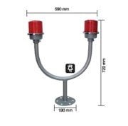 Uçak İkaz Lambası (Yedekli)