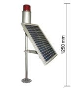 25W Harici Solar Panelli Uçak İkaz Lambası